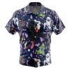 dark Button Up Hawaiian Shirt front - Anime Gifts Store