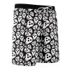 death Hawaiian Swim Trunks Board Shorts side Knot - Anime Gifts Store