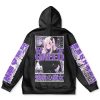 echidna Flat Hoodie back - Anime Gifts Store