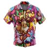 eevee Button Up Hawaiian Shirt front new - Anime Gifts Store