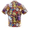 electric Button Up Hawaiian Shirt back - Anime Gifts Store