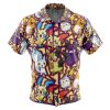 electric Button Up Hawaiian Shirt front - Anime Gifts Store