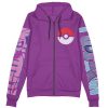 espeon Zip Hoodie Front Mockup - Anime Gifts Store