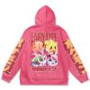 fairy Flat Hoodie back - Anime Gifts Store