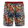 fighting Hawaiian Swim Trunks Board Shorts back - Anime Gifts Store