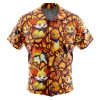 fire Button Up Hawaiian Shirt front new - Anime Gifts Store