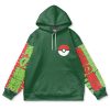 flygon Flat Hoodie front - Anime Gifts Store