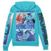 flying Zip Hoodie Back Mockup - Anime Gifts Store