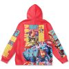 franky Flat Hoodie back 1 - Anime Gifts Store