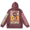 gaara Flat Hoodie back - Anime Gifts Store