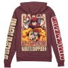 gaara Zip Hoodie Back Mockup - Anime Gifts Store