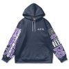 gabimaru Flat Hoodie front - Anime Gifts Store