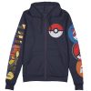 garchomp Zip Hoodie Front Mockup - Anime Gifts Store