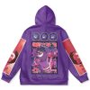 gengar Flat Hoodie back 1 - Anime Gifts Store