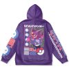 gengar Flat Hoodie back 3 - Anime Gifts Store