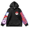 gengar Flat Hoodie front - Anime Gifts Store