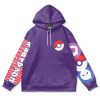 gengar Flat Hoodie front 2 - Anime Gifts Store