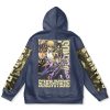 genos Flat Hoodie back - Anime Gifts Store