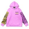 giorno Flat Hoodie front - Anime Gifts Store