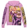 giorno Zip Hoodie Back Mockup - Anime Gifts Store