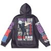 gojo Flat Hoodie back 1 - Anime Gifts Store