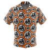 gokukai Button Up Hawaiian Shirt front new - Anime Gifts Store