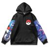 greninja Flat Hoodie front - Anime Gifts Store