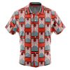 hanafuda Button Up Hawaiian Shirt front new - Anime Gifts Store