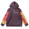 hanzo Flat Hoodie front - Anime Gifts Store