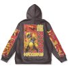 haxorus Flat Hoodie back - Anime Gifts Store