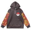 haxorus Flat Hoodie front - Anime Gifts Store