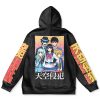 high Flat Hoodie back - Anime Gifts Store