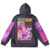 hisoka Flat Hoodie back - Anime Gifts Store