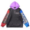 hollowpurple Flat Hoodie front - Anime Gifts Store