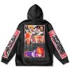 ichigo Flat Hoodie back - Anime Gifts Store