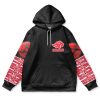 itachi Flat Hoodie front - Anime Gifts Store