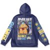 jinbei Flat Hoodie back - Anime Gifts Store