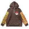 jolteon Flat Hoodie front - Anime Gifts Store