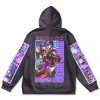 jotaro Flat Hoodie back - Anime Gifts Store