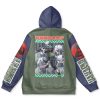 kakashi Flat Hoodie back - Anime Gifts Store