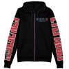 kaneki Zip Hoodie Front Mockup - Anime Gifts Store