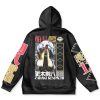 kenpachi Flat Hoodie back 2 - Anime Gifts Store