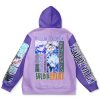 killua Flat Hoodie back - Anime Gifts Store