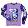 killua flat Sweatshirt - Anime Gifts Store