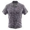 konoha Button Up Hawaiian Shirt front new - Anime Gifts Store