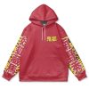 kurama Flat Hoodie front - Anime Gifts Store