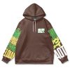 lev1 Flat Hoodie front - Anime Gifts Store