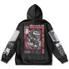 levixzeke Flat Hoodie back - Anime Gifts Store