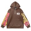 light Flat Hoodie front - Anime Gifts Store