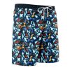 lucario Hawaiian Swim Trunks Board Shorts side Knot - Anime Gifts Store